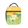 Custom P-Pompompurines Insulated Lunch Bags for School Office Cute Dog Portable Thermal Cooler Lunch Box Men Women