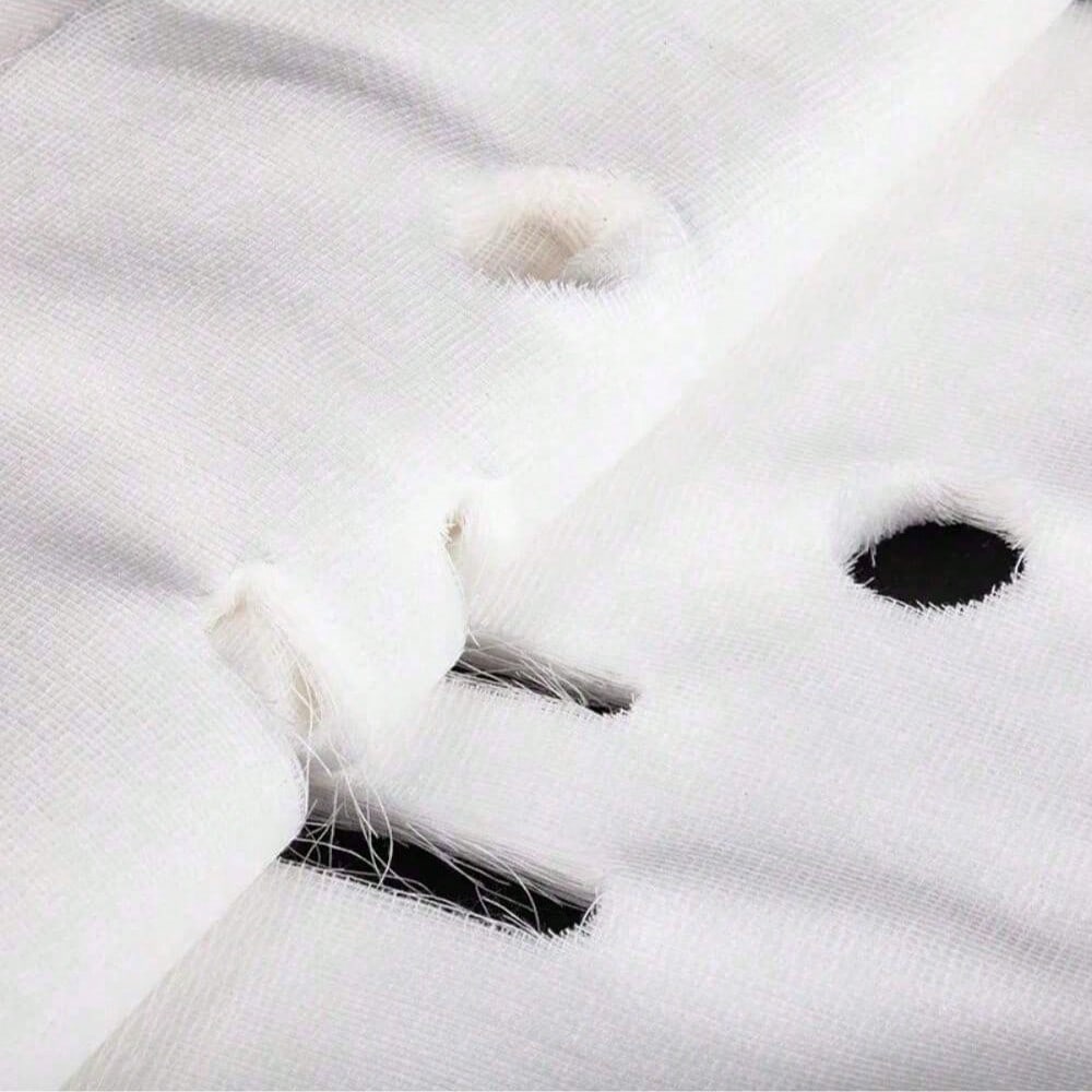 100 Stück Hautpflege Gaze Gesichtsmasken Tuch, Weiche Maskenpulver Schönheits Gaze Pads