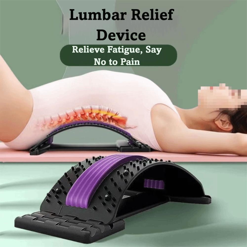 Lumbar Vertebrae Support Lumbar Spine Stretcher Back Corrector  Neck Fitness