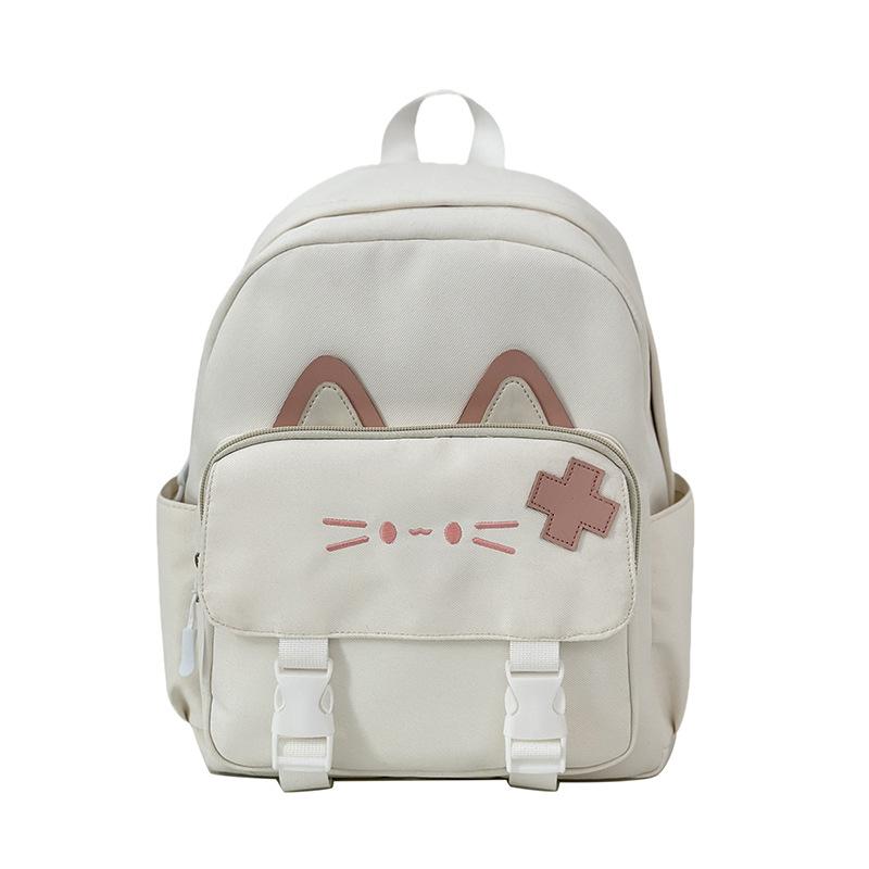 Cat Pattern Backpack Student Schoolbag Women's Travel Backpack