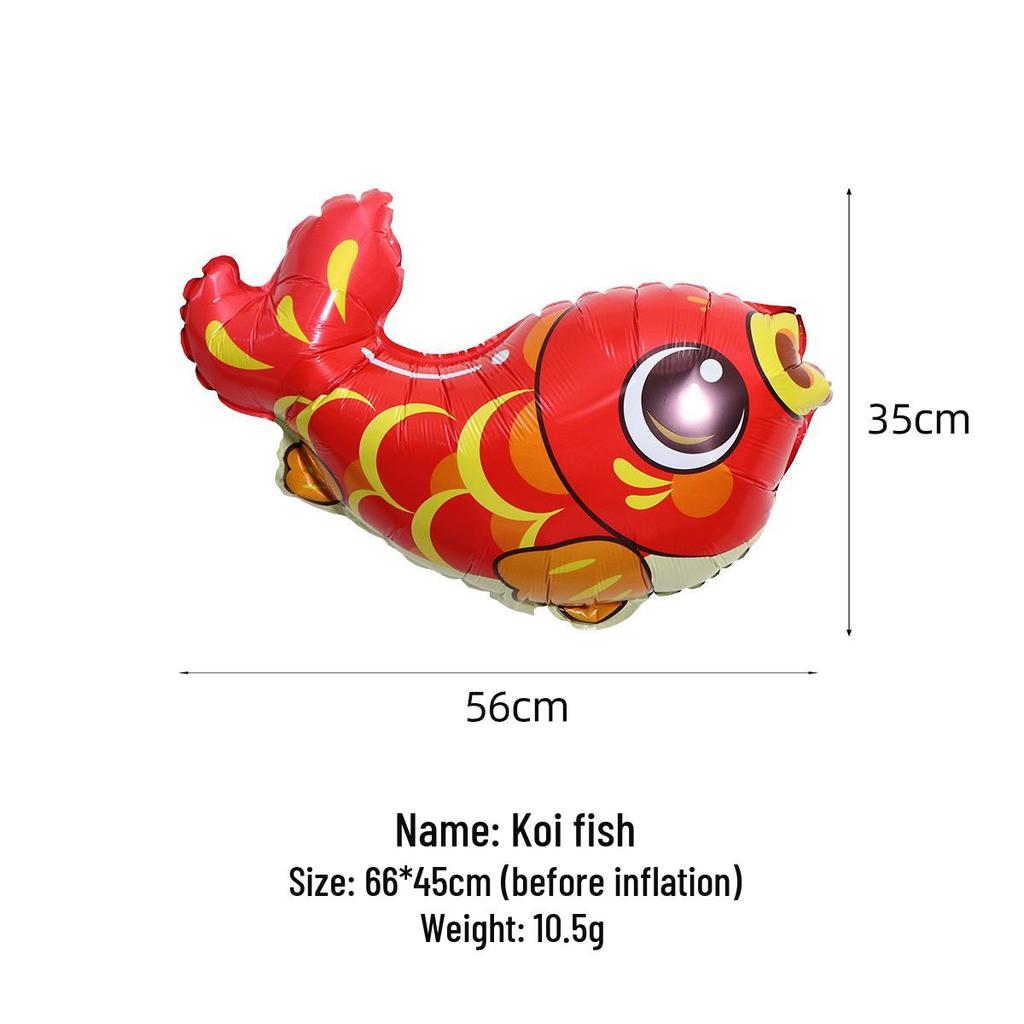 New Year God of Wealth and Snake Aluminum Balloon Set – Festive Decorations