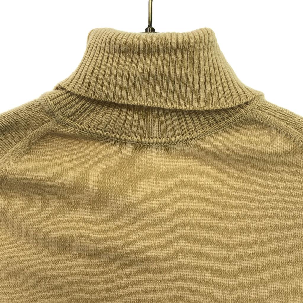 BALLANTYNE Cashmere Short Sleeve Turtleneck Sweater 38 Beige Knit Women Used