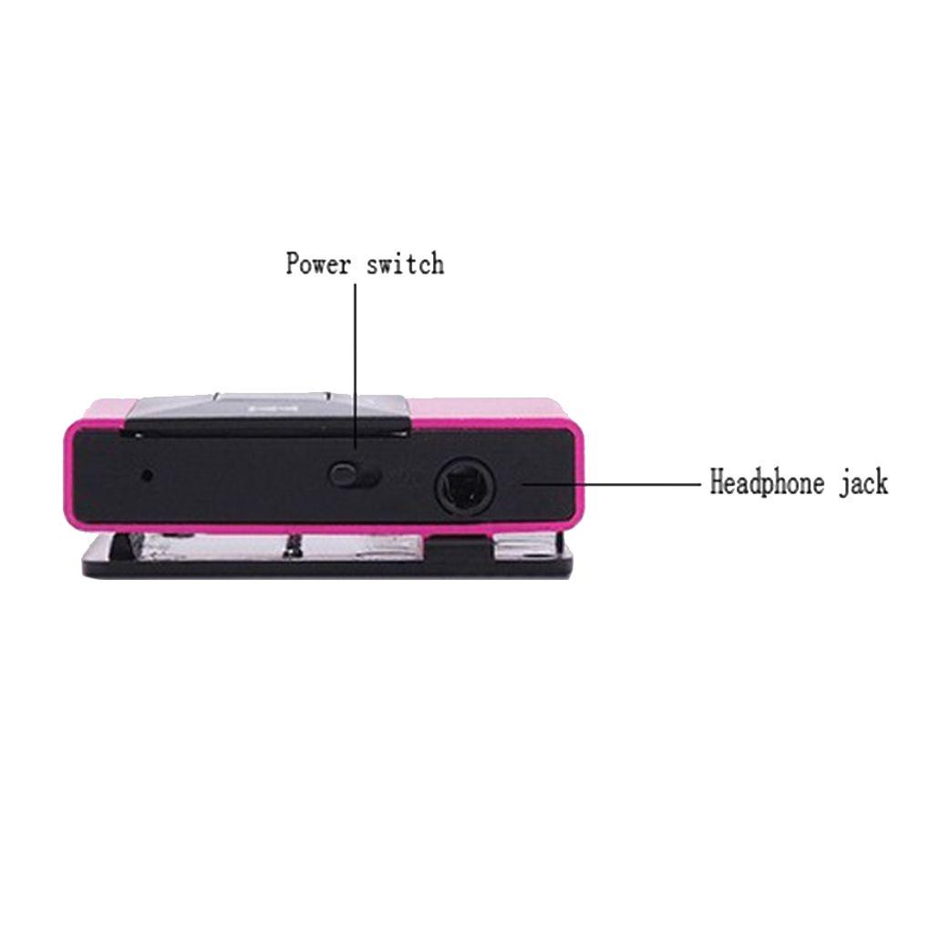 Mini MP3 Player Portable Metal Clip Music Supporting 3.5mm Interface Micro Stereo Fashion Display Relaxing