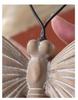 New Chinese Solid Wood Carving Festival Decoration: Wabi-sabi Retro Butterfly Desktop Ornament