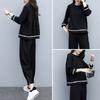 Autumn and Winter Korean Style Loose Slimming Fashionable Suit Women's Casual Small-leg Pants Western Style Two-piece Set