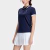 Fila Color Block Tennis Polo Shirt Women Tops Royal-Blue A11W323106A-NV
