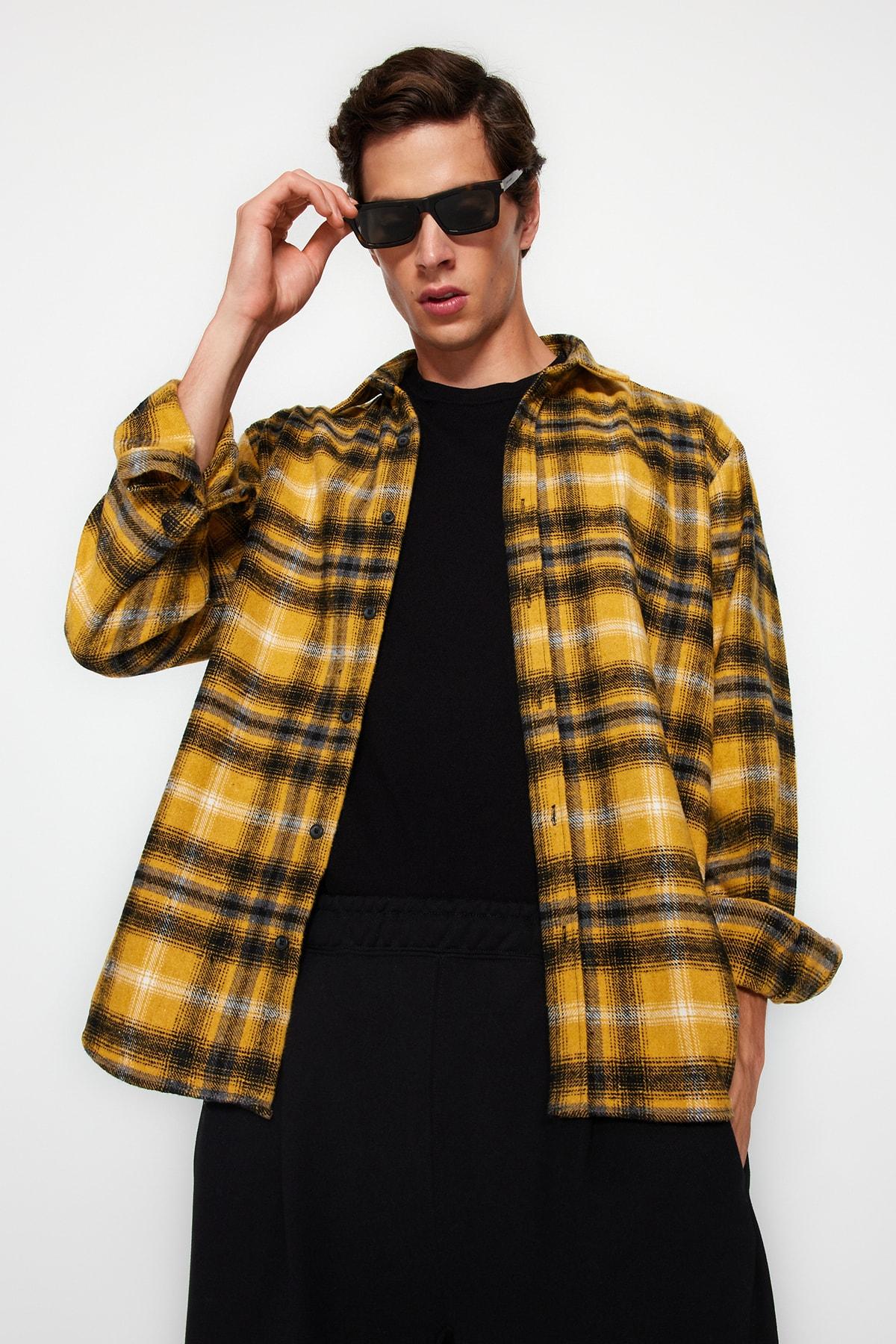 

Горчичный Мужской Lumberjack Regular Fit Shirt Рубашка TMNAW21GO1170..