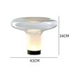 OEING Italienische Designer-Glas-Nachttischlampe