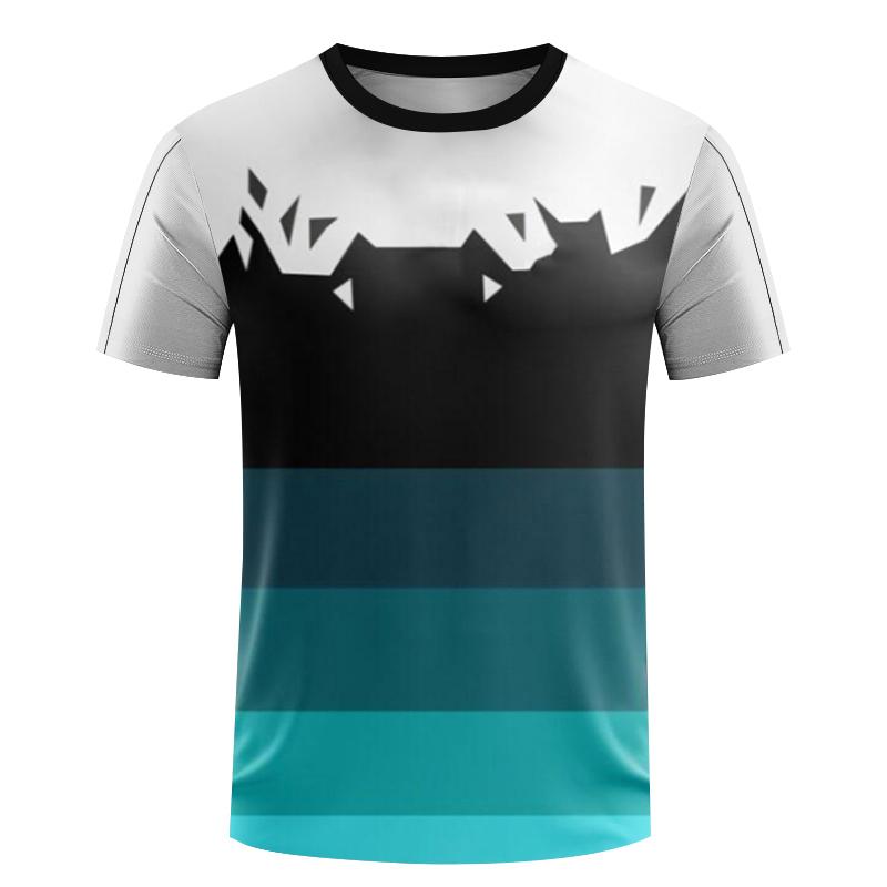 Summer Men's Training Wear Fitness Running Men Tshirt Breathable Ultra Thin Large Top Women Badminton Short Sleeve Training Wear