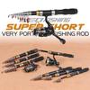 Mini Portable Carbon Fiber Small Sea Rod Small Throwing Rod 1m-2.3m Telescopic Fishing Rod Super Hard Fishing Rod Sea Rod Fishing Gear Set