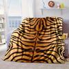 Tiger Stripes Pattern Design Blanket Flannel Blanket Throw Blanket Sofa Cover Blanket Soft Premium Blanket Picnic Blanket Tv Blanket Gifts