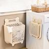 Dirty Clothes Storage Basket, Bucket, Laundry Basket, Household Wall-mounted, No Need for Drilling, Foldable Storage Basket for Dirty Clothes