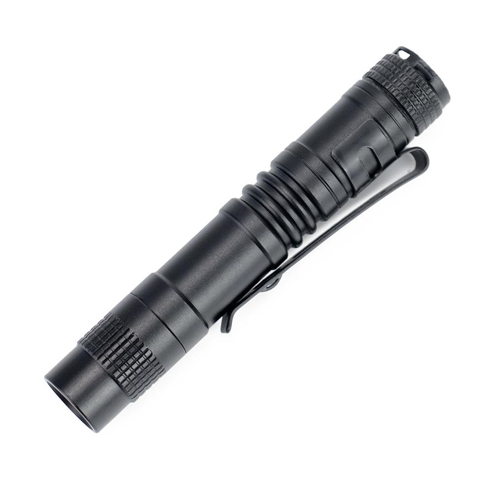 Medical Mini Aluminum Pen Light with Clip - High Brightness White LED Portable Flashlight