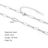 Skyrim Stainless Steel Gold Color Chain Necklace Women Minimalist Cuban Paperclip Twisted Snake Chain Fashion Jewelry Wholesale