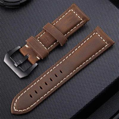 Řemínky z pravé kůže pro příslušenství k hodinkám Panerai Pánský řemínek 20 mm 22 mm 24 mm 26 mm Řemínky k hodinkám Náhradní náramek z hovězí kůže