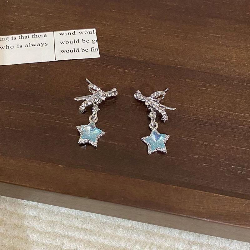 

Новый роскошный нишевый дизайн, женские серьги-джокер с французской пятиконечной звездой