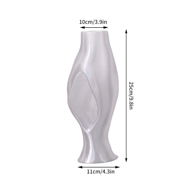

Современная ваза для цветов, напечатанная на 3D-принтере, ваза для сухих цветов, декоративная современная минималистская домашняя эстетика, украшение комнаты, украшения, реквизит