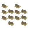 Pack Of 12 Place Card Stands Desktop Picture Holders Cellphone Display Rack Metal Restaurant Table Menu Holders