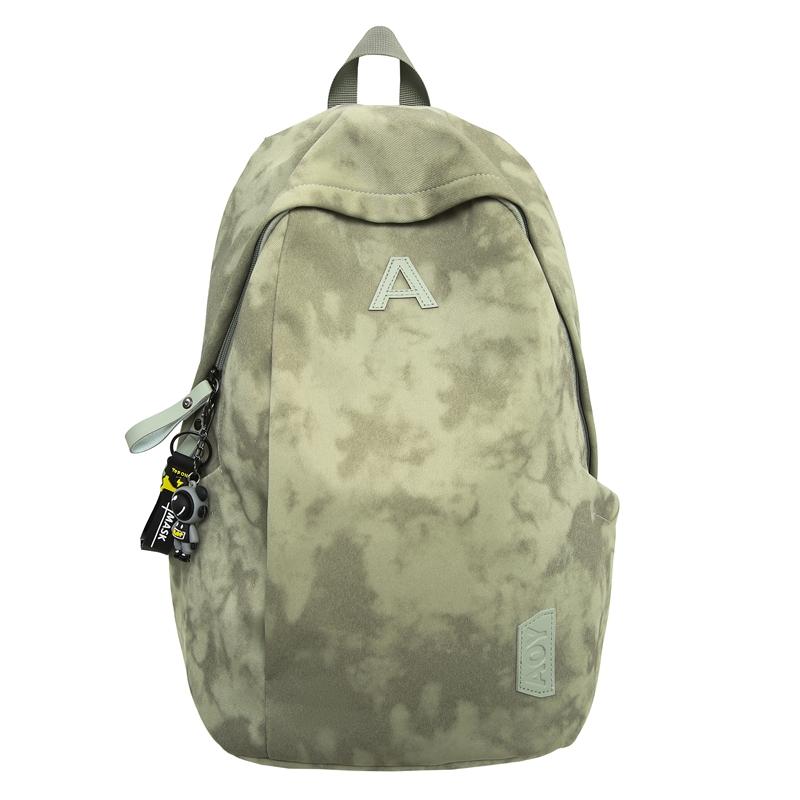 

Student Schoolbag Women s Large Capacity Backpack Lightweight Outdoor Travel Bag Men s Computer Backpack зелёный