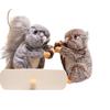 Kawaii Simulated Squirrel Plush Toys Cute Lifelike Squirrel Stuffed Plush Dolls Room Decoration Pillow Soft Kids Birthday Gifts