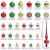 Christmas Ornament Set with 150 LEDs 61 pcs Multicolor Plastic