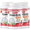Nutridom Canada Vitamin D3+K2 MCT Oil 300 Capsules X 3 Bottles 3 Pcs