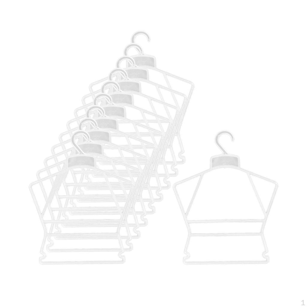 10 Pieces Swimwear Hangers, Swimsuit Hanging Rack Holder, Bathing Suit Lingerie Display for Drying,