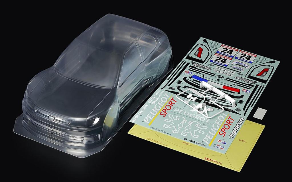 Tamiya RC Spare Parts No. 1753 SP.1753 110 Scale RC Peugeot 306 Maxi Unpainted Spare Body Set 51753