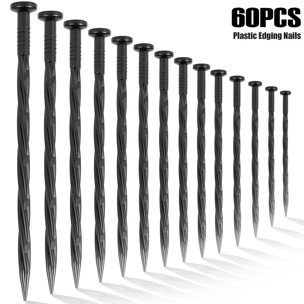 Landschaftsbegrenzung Nägel Mehrzweck Spiralbegrenzungspfähle Werkzeug Kunststoff Robust Landschaftsverankerungsspieße für Gartenzelte Markisen