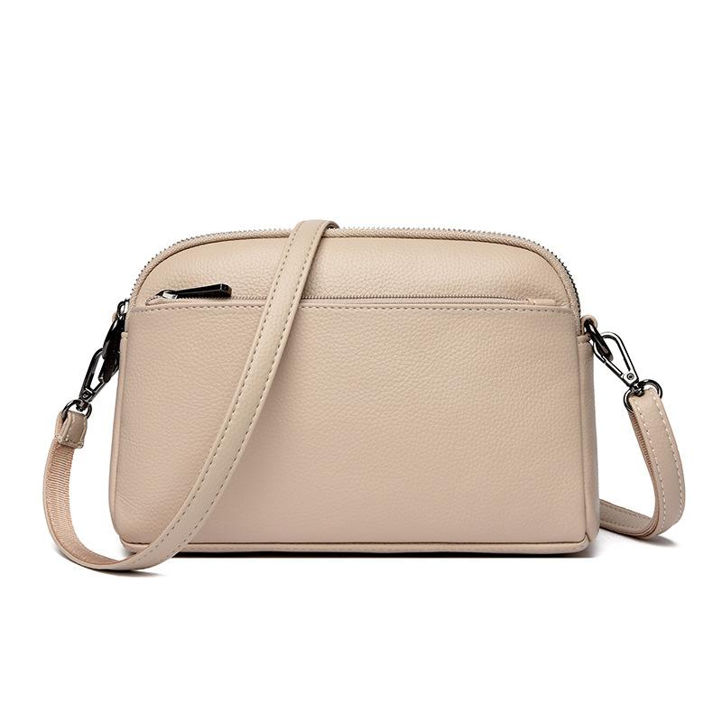 

Жіноча сумка міського простого модного ПУ через плече переносна маленька квадратна сумка абрикосовий