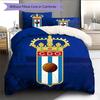 Set Copripiumino Trapuntato Real Oviedo Federa Decorazione per la Casa Regalo di Compleanno (1 * copripiumino + 2 * federa, senza nucleo)
