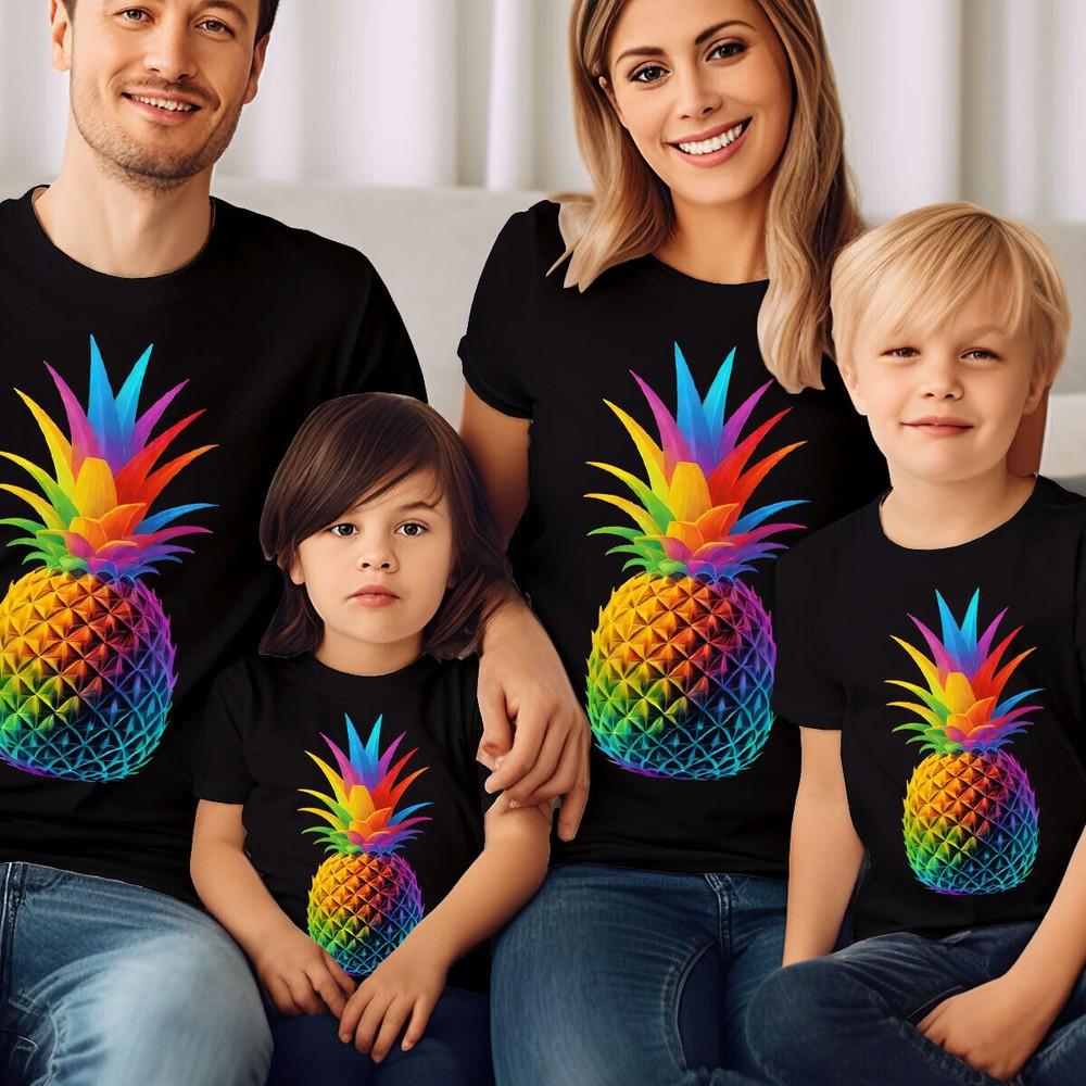 

Pineapple Foodie Summer Vacation Beach Party Funny T-Shirt Family Gift Tee #SD 2XL