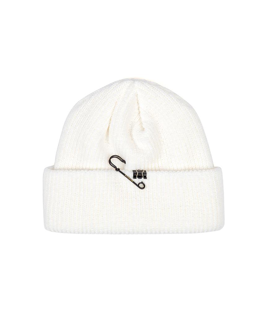 BLACKBLOND Vividi Signature Custom Short Beanie (White)