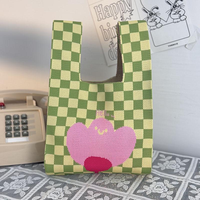 Kuanzhai Alley Souvenir: Chengdu Panda Grandpa Knitted Women's Tote Bag