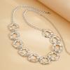 Fashionable Irregular Circle Waist Chain Necklace With Adjustable Metal Chain For Women Grunge And Steampunk Style