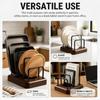 3 Slot Chopping Board Rack Stable Base Polished Surface Cutting Board Holder Moisture Resistant Upright Storage