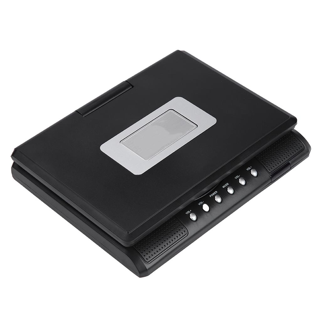 7‑inch Portable DVD Player Swivel Screen Rechargeable TV Car Charger Gamepad 100‑240V