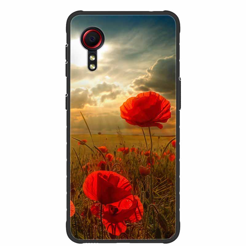 Per Samsung Galaxy Xcover7 5G Cover Carina Adorabile Custodia Posteriore in Silicone per Telefono Per Samsung Xcover 7 Protettiva Antiurto Morbide Custodie