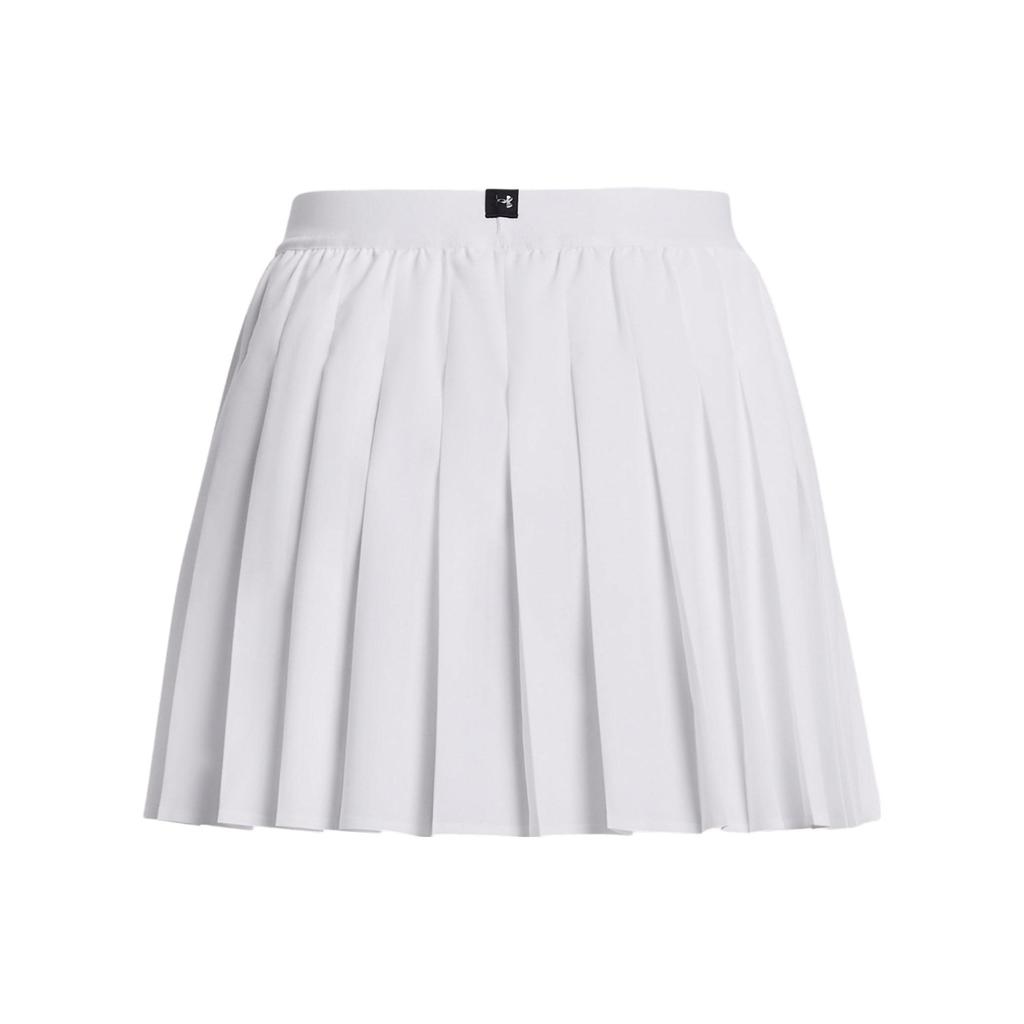 Under Armour Solid Pleated Sports Casual Skirt Women skirts White 1382401-100