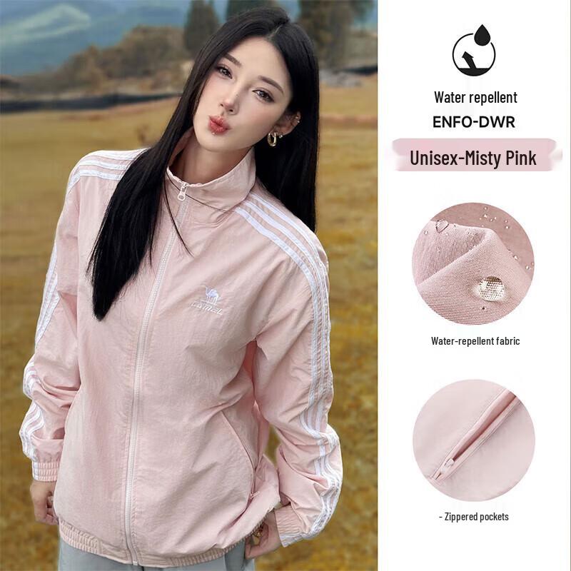 Camel Unisex All-Terrain Windbreaker Jacket