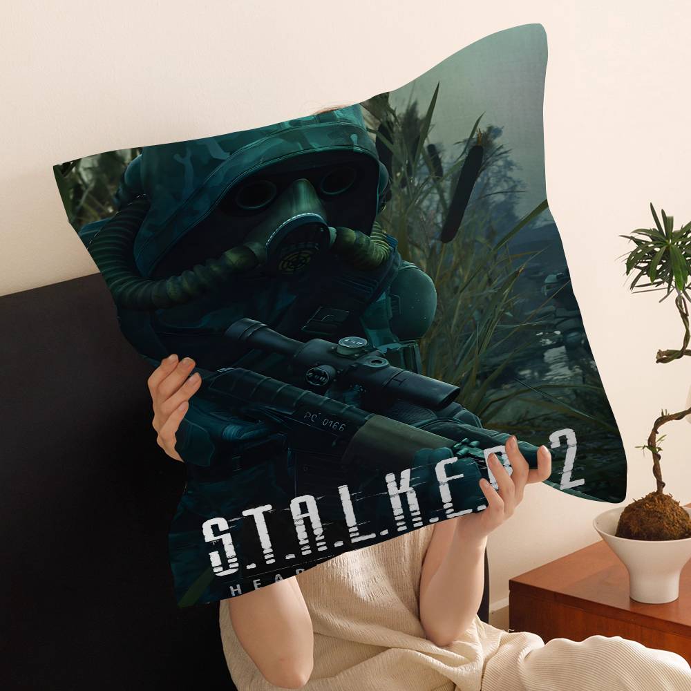 STALKER Heart of CChornoby Cushion Cover Pillow Cover Decor Pillowcase Printed Cushion Case for Couch