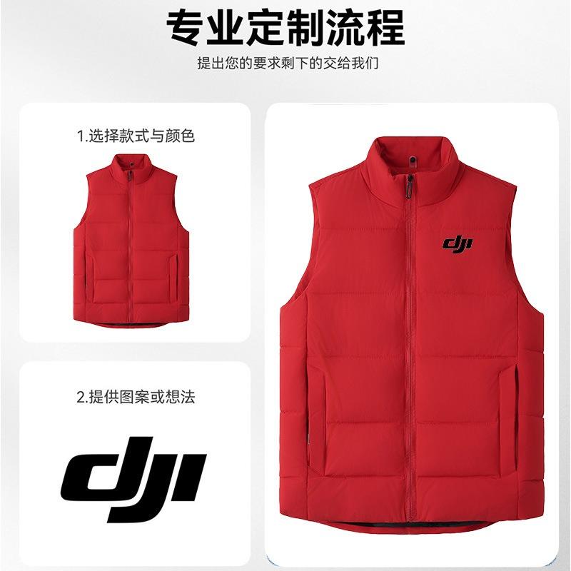 Outdoor lightweight thickened windproof vest winter down cotton warm sports vest