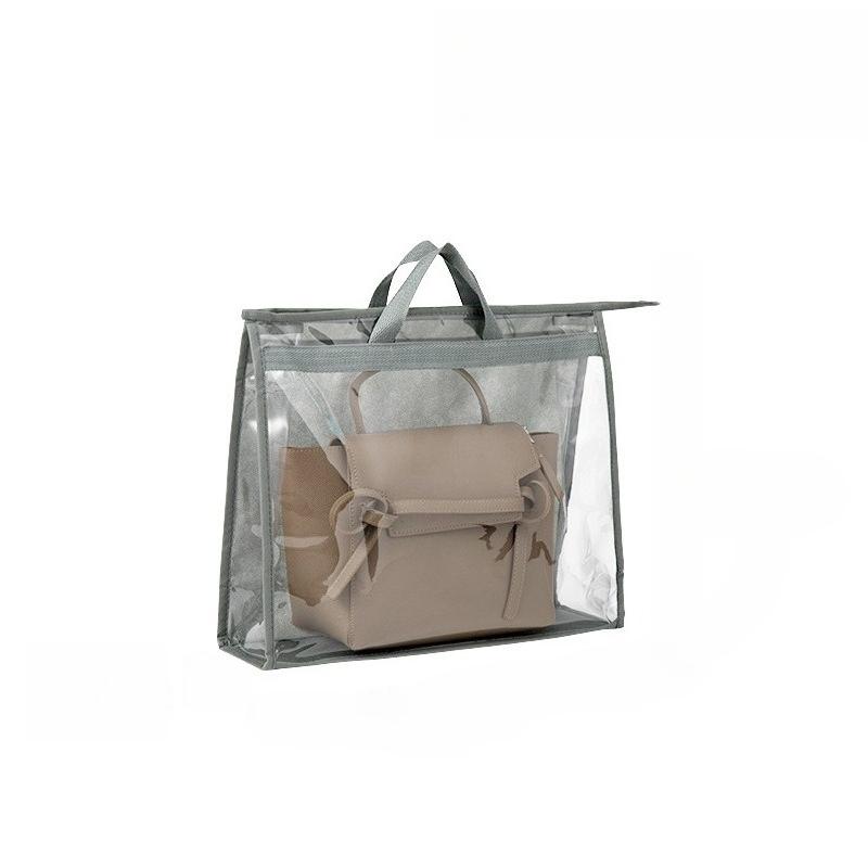 

1pcs Multi Functional Transparent Waterproof Moisture-proof Bagbag Home Wardrobe Leatherbag Dustbag Breathable Hanging Leather Bag Protectivebag 32x22x10.5cm 1pcs