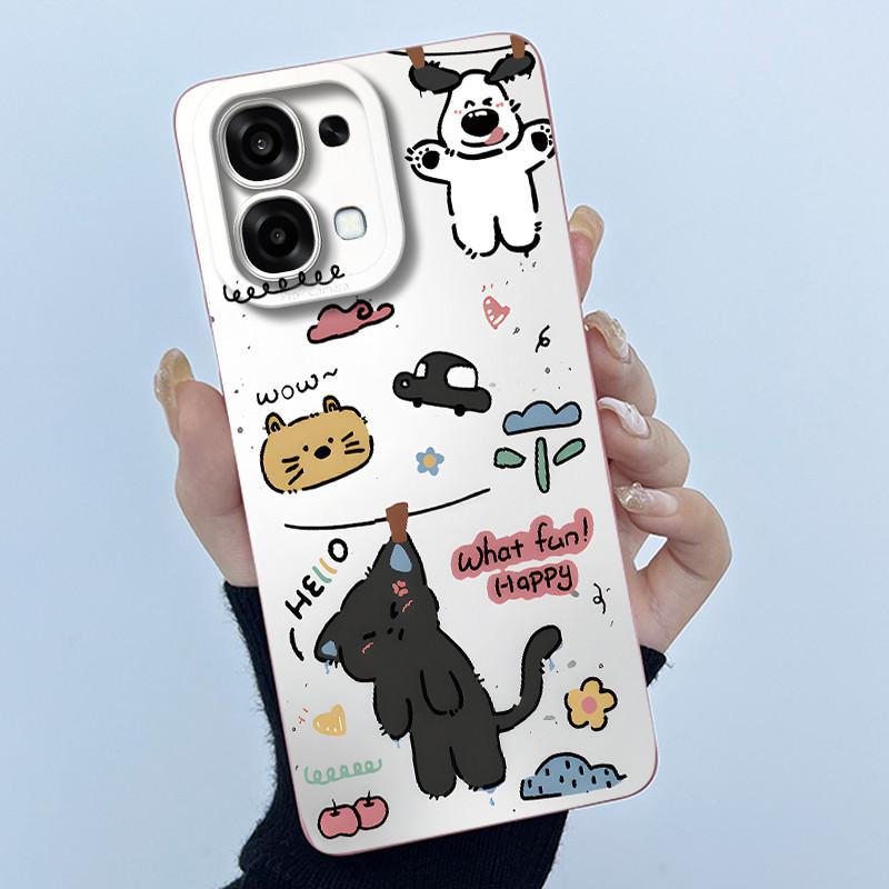 Case For Oppo A6 Pro Cute Panda Sweet Girls Cats Silicone Soft Protective Cover For OppoA6 Pro A6Pro 4G 5G 2025 Bumper Casing