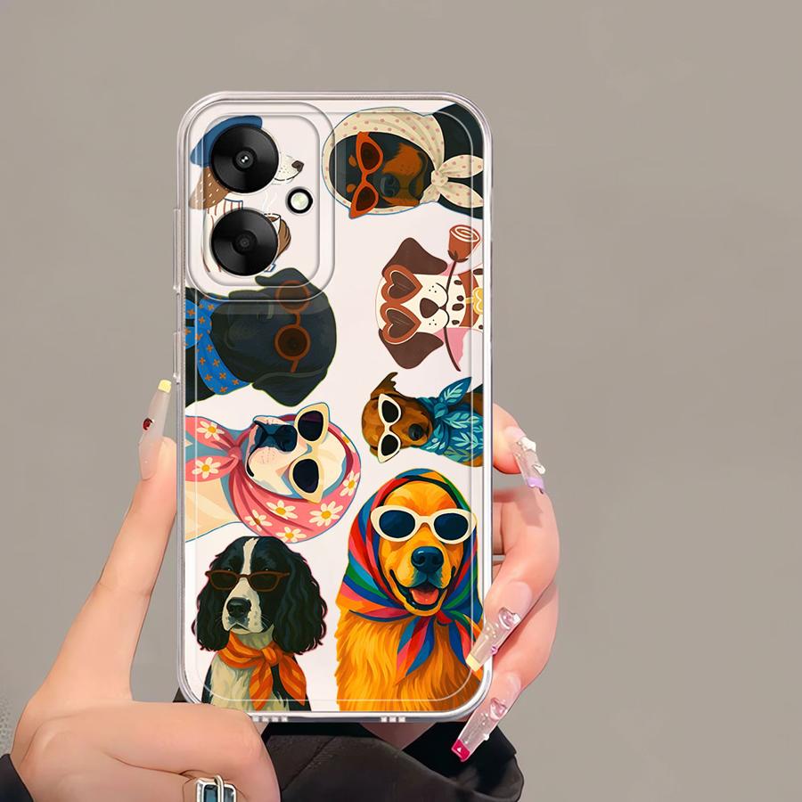 Cartoon Dog Phone Case for Xiaomi Mi 11T Pro 11 Lite Soft Phone Cover