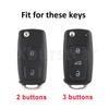 For VW Volkswagen Golf 4 5 6 MK4 Amarok Polo Bora Jetta Altea Alhambra Passat Beetle Caddy Tiguan TPU Car Key Case Cover Shell