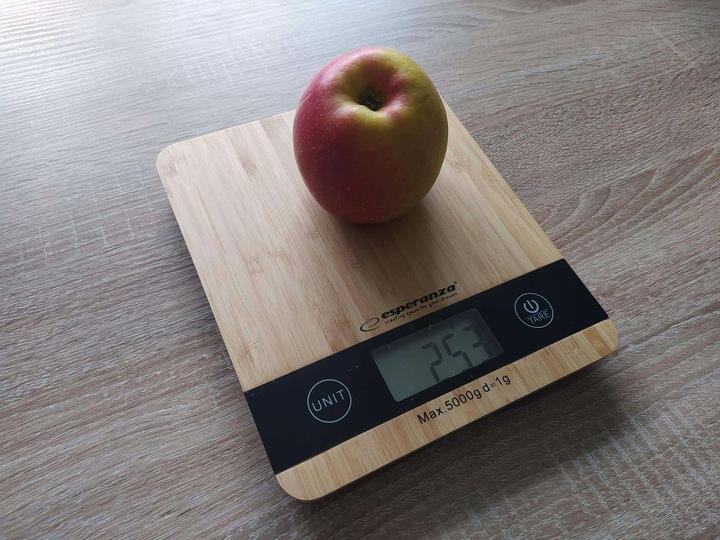Waga Kuchenna Bambusowa Elektroniczna 5Kg Precyzyj
