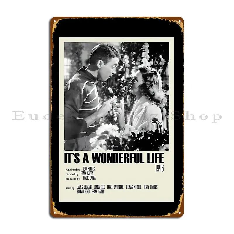 

It S A Wonderful Life Alternative Art Movie Large 3 Rzbeyypelgo64 Metal Sign Sign Wall Plaque Pub Designs Tin Sign Poster 20x30cm（7.8x11.8inch）