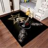 Rock Guitarist Star Carpet Suitable As a Non-slip Mat for the Living Room or Bedroom Sofa
