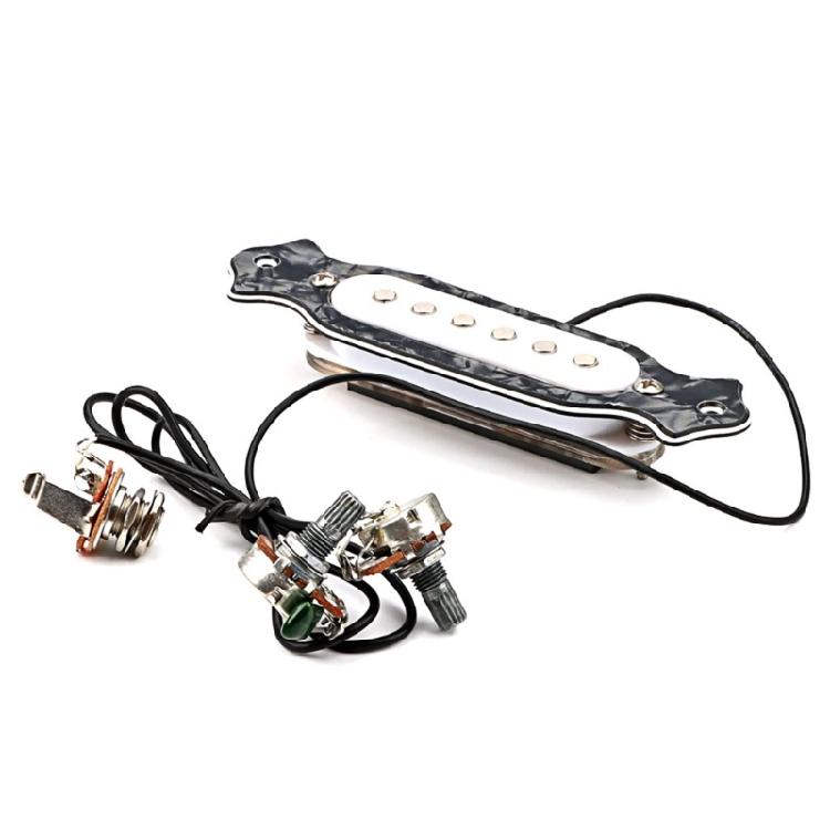 Prewired 6-String Guitar Pickup Soundhole Prewired Active Pickup Guitar Part